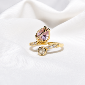 Anillo tulipan rosa