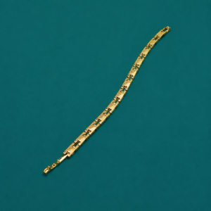 Pulsera de acero dorada